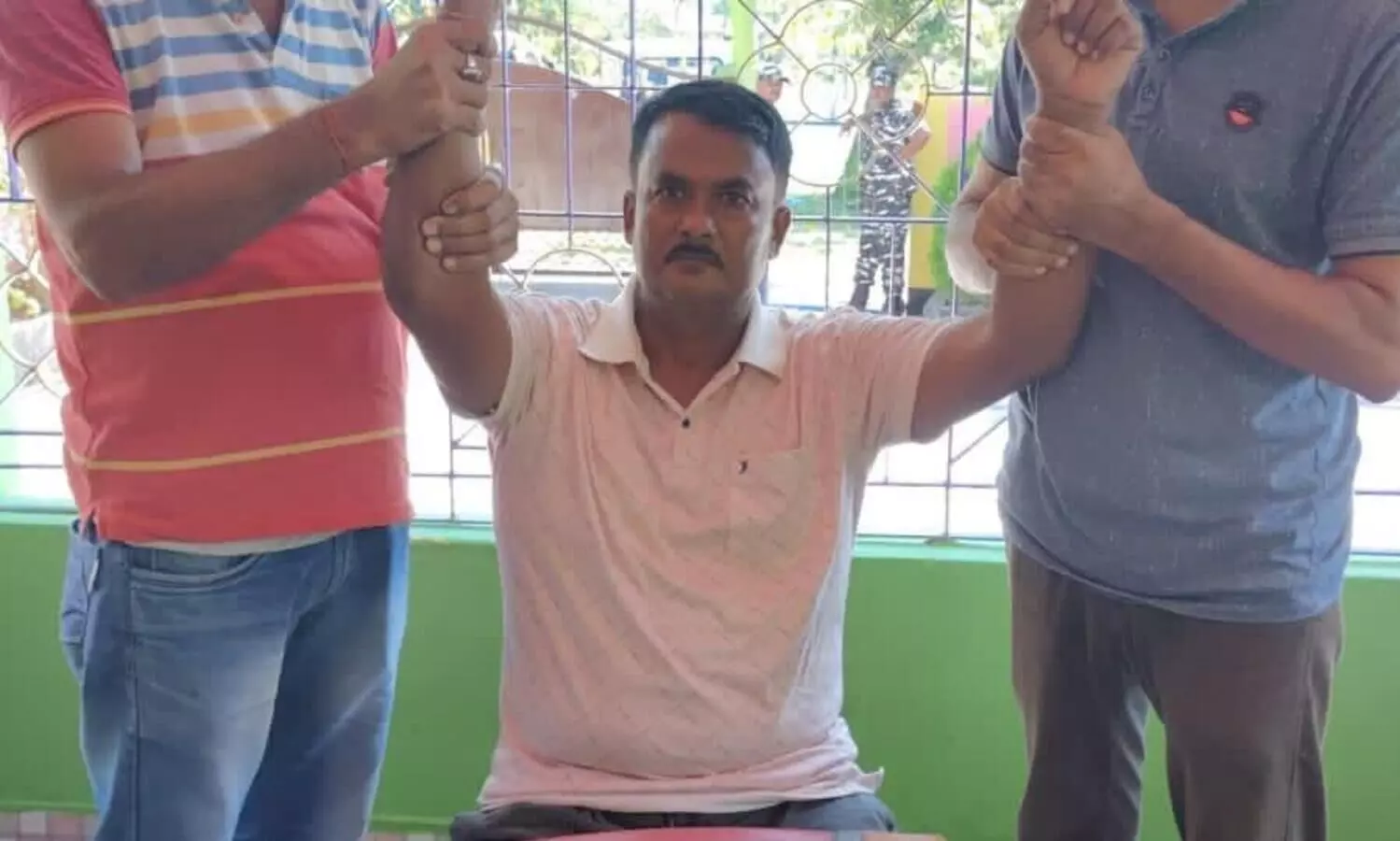 Lat Mandal arrested on bribery charges in Lakhimpur