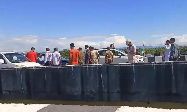 Silchar: Convoy of Congress MP Gaurav Gogoi meets with accident, several vehicles affected Silchar: Convoy of Congress MP Gaurav Gogoi meets with accident, several vehicles affected