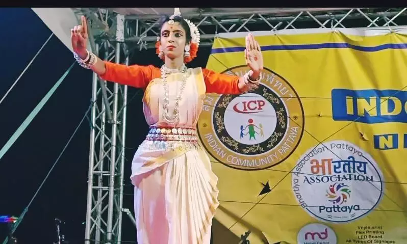 Assam dancer represents India at Tiranga Yatra in Pattaya