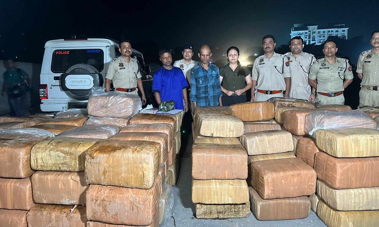 Assam Marijuana concealed in petroleum tanker seized by cops