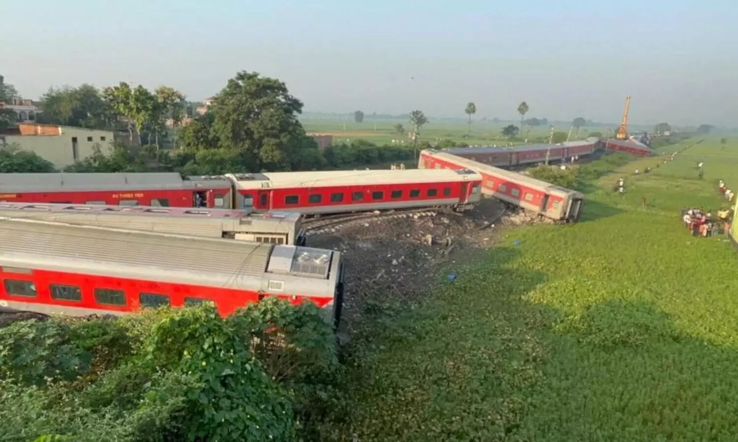 Northeast Express train derail: 6 dead, more than 100 injured