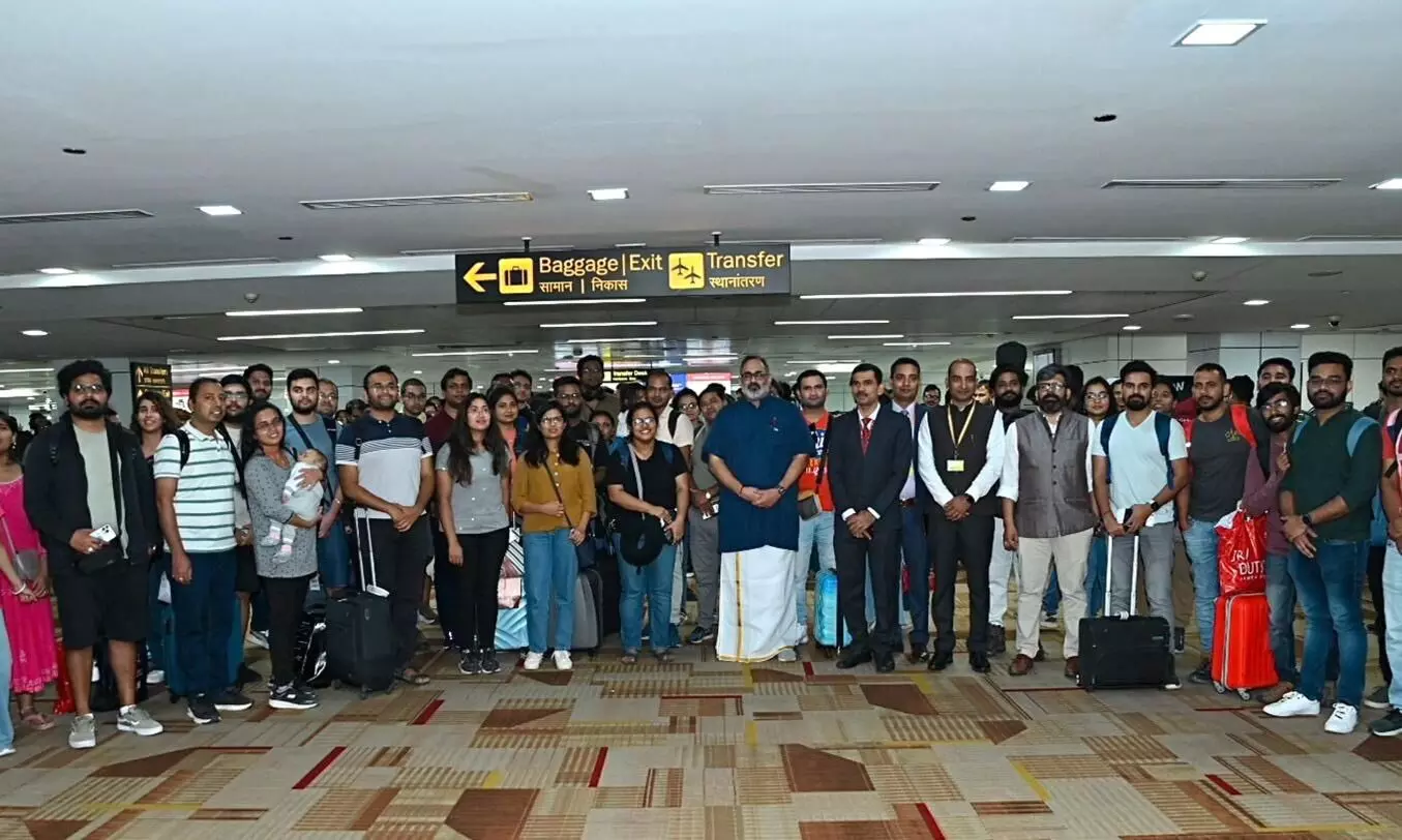 First batch of Indians returns from Israel amid rising tensions First batch of Indians returns from Israel amid rising tensions