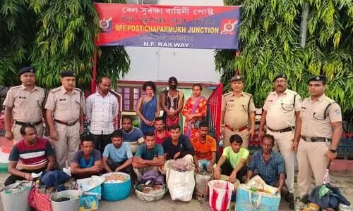 RPF Chaparmukh arrests 11 unauthorised vendors