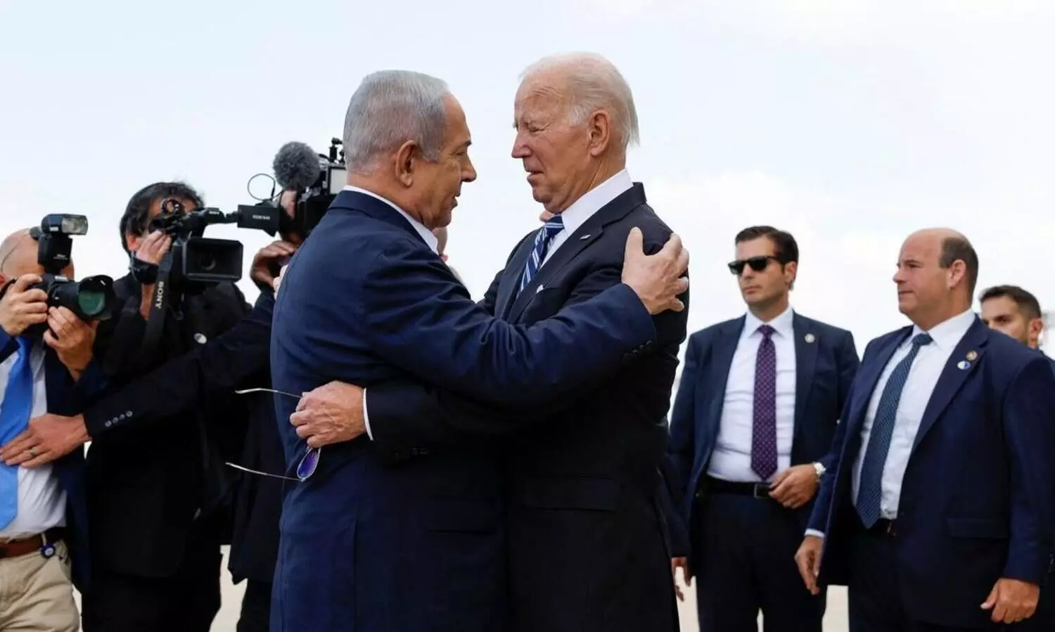 Biden lands in Israel in extraordinary wartime visit