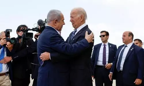 Biden lands in Israel in extraordinary wartime visit