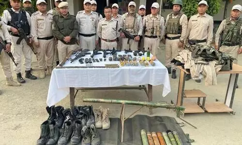 Huge cache of arms-ammunition seized in Manipur