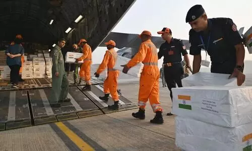 India sends humanitarian aid to war-torn Palestine