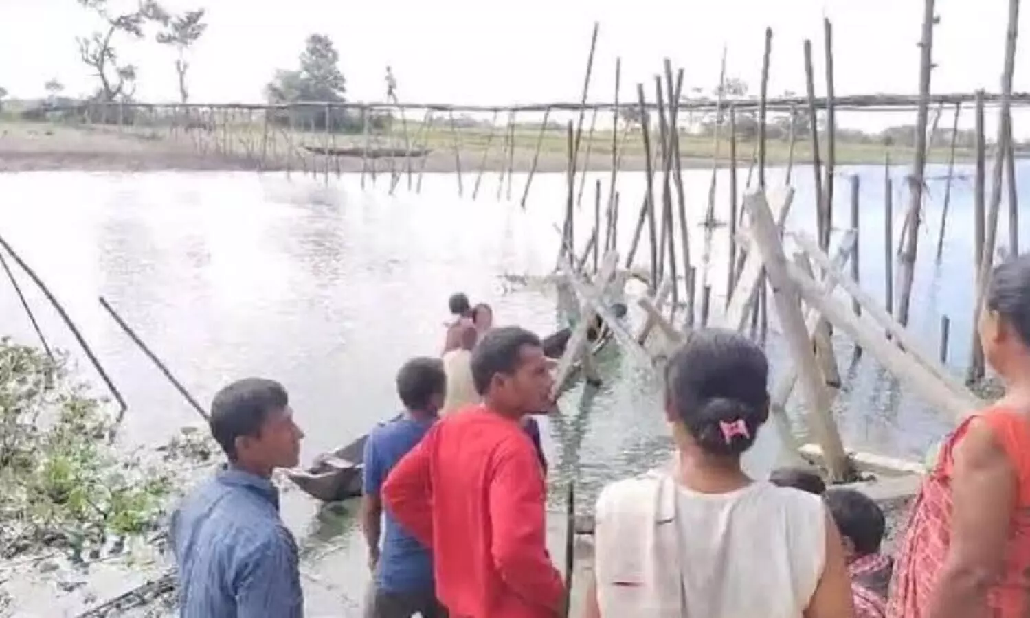 Several students injured in bamboo bridge collapse in Assam