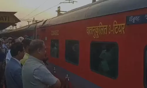 Assam: CM Sarma flags off Amrit Kalash Yatra from Guwahati