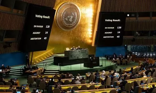 India abstains on UNGA resolution calling for humanitarian truce in Israel-Hamas conflict