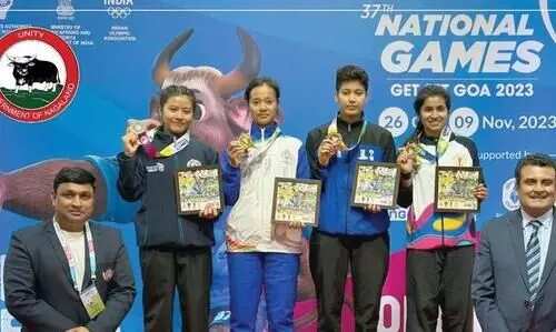 Nagaland girl bags silver medal in 37th National Games