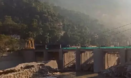 Teesta Stage 6 Dam barrage deck slab restores connectivity between Namchi and Gangtok
