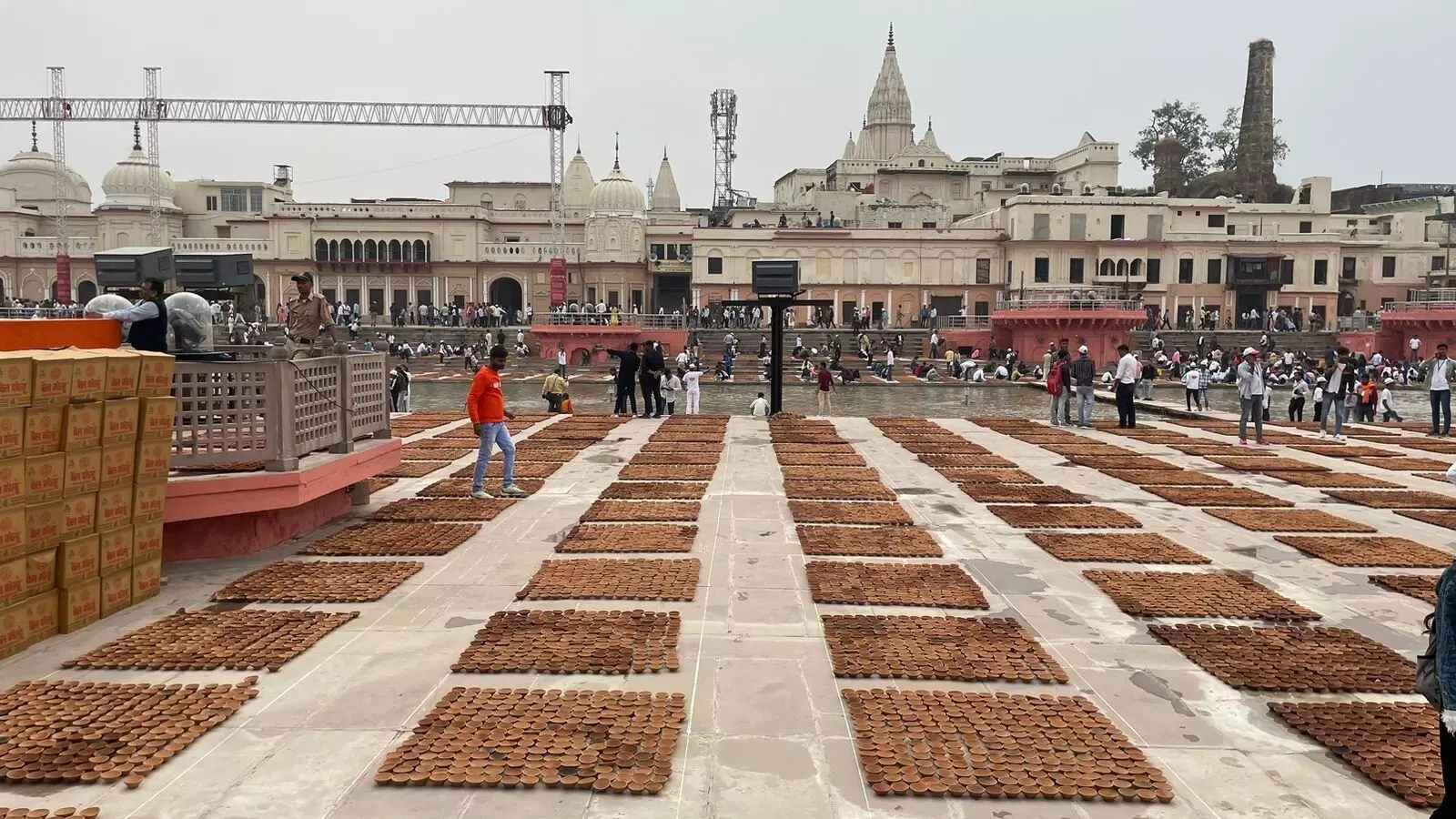Ayodhya eyes world record with 24 lakh earthen lamps during Diwali