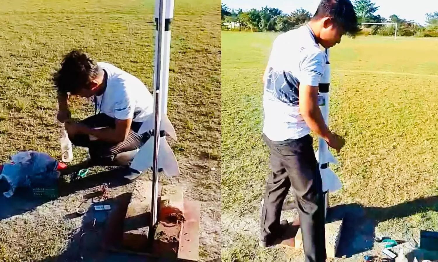 Manipur young mans rocketry dream lands in relief camp