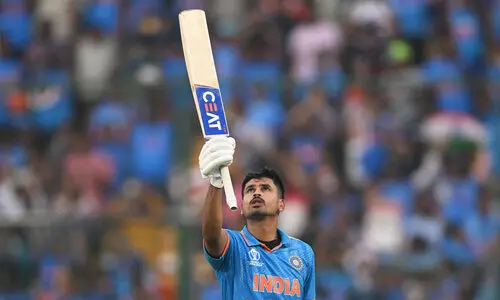 Shreyas Iyer’s maiden World Cup century sets 411 target for NED