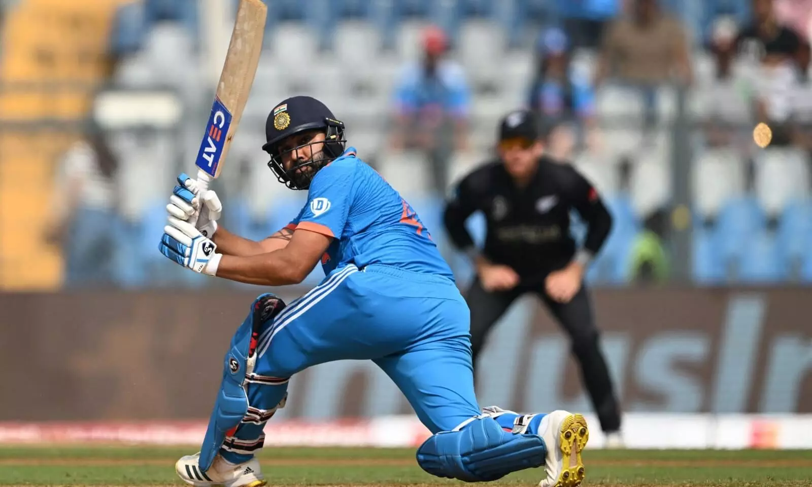 [Watch] Ritika Disappointed As Rohit Sharma Loses His Wicket In The Semi-Final