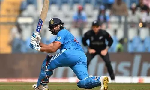 Rohit Sharma becomes first batter to hit 50 ODI sixes in World Cup