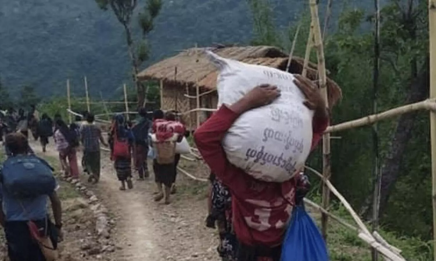 Refugee influx in Mizoram after Myanmar airstrike