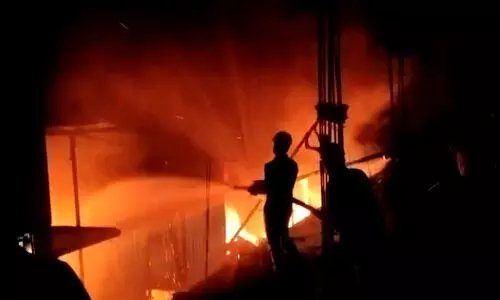 Massive fire breaks out in Silchar; no casualties reported