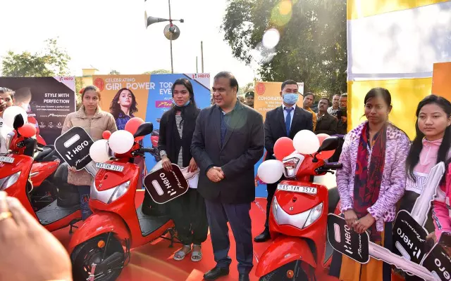 Assam: Ranoj Pegu alerts students against scooter registration scam Assam: Ranoj Pegu alerts students against scooter registration scam