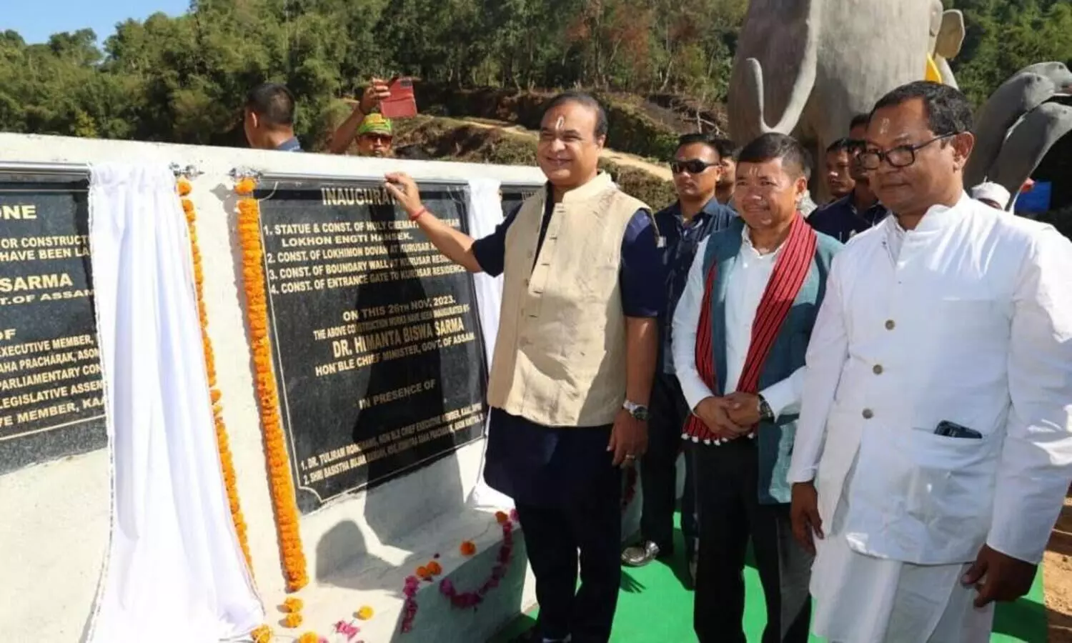 CM Sarma announces Rs 5 Cr for Lokhimon Temple construction in Karbi Anglong