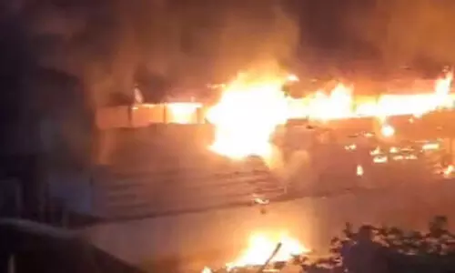 Guwahati: Massive fire breaks out at Kaamakaazi floating restaurant & bar