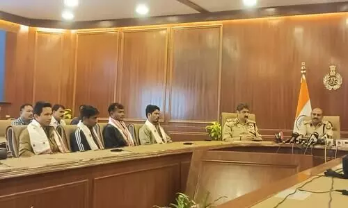 Guwahati: Four ULFA-I cadres surrender at Assam Police Headquarters