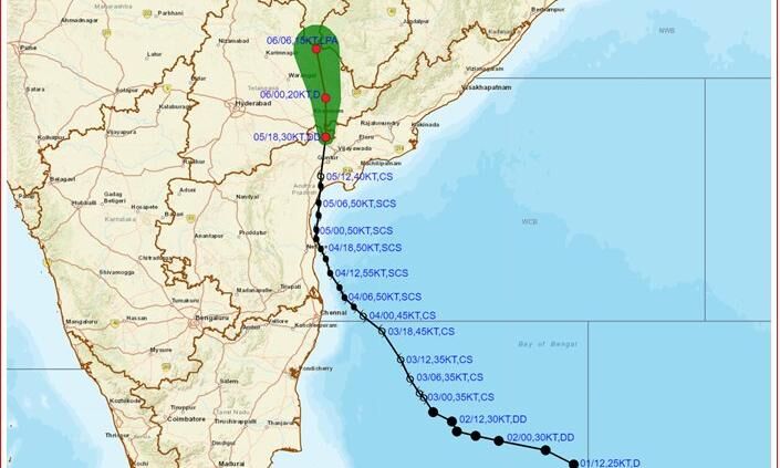 Cyclone Michaung Weakens After Heavy Damage In Tamil Nadu And Andhra ...