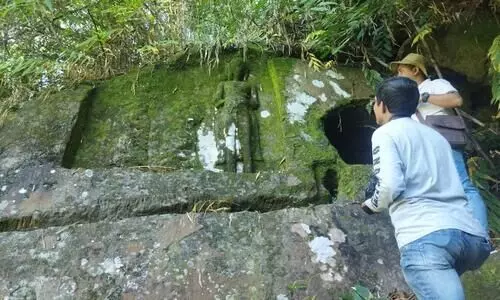 Sculptures found along Assam-Mizoram border draws ASI attention for preservation