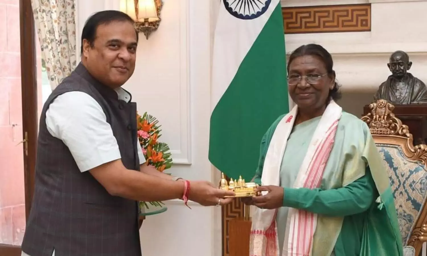 Assam CM meets Prez Murmu at Rashtrapati Bahavan