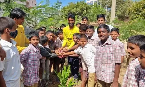 Mysore youth walking pan India reaches Silchar to spread yoga, environmental awareness