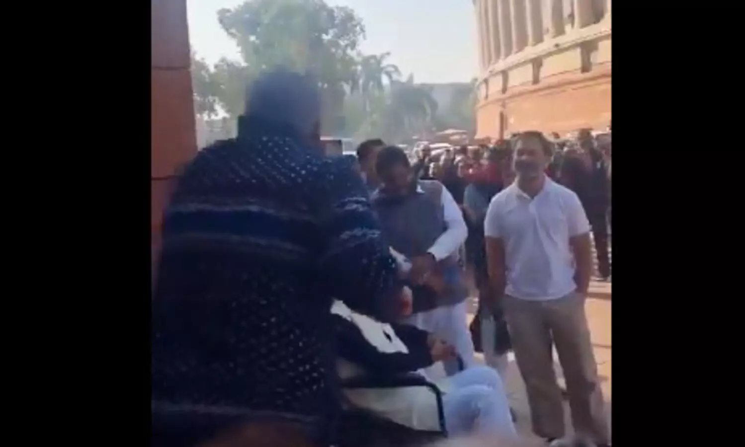 Trinamool MP mimics Rajya Sabha chairman as Rahul Gandhi films him