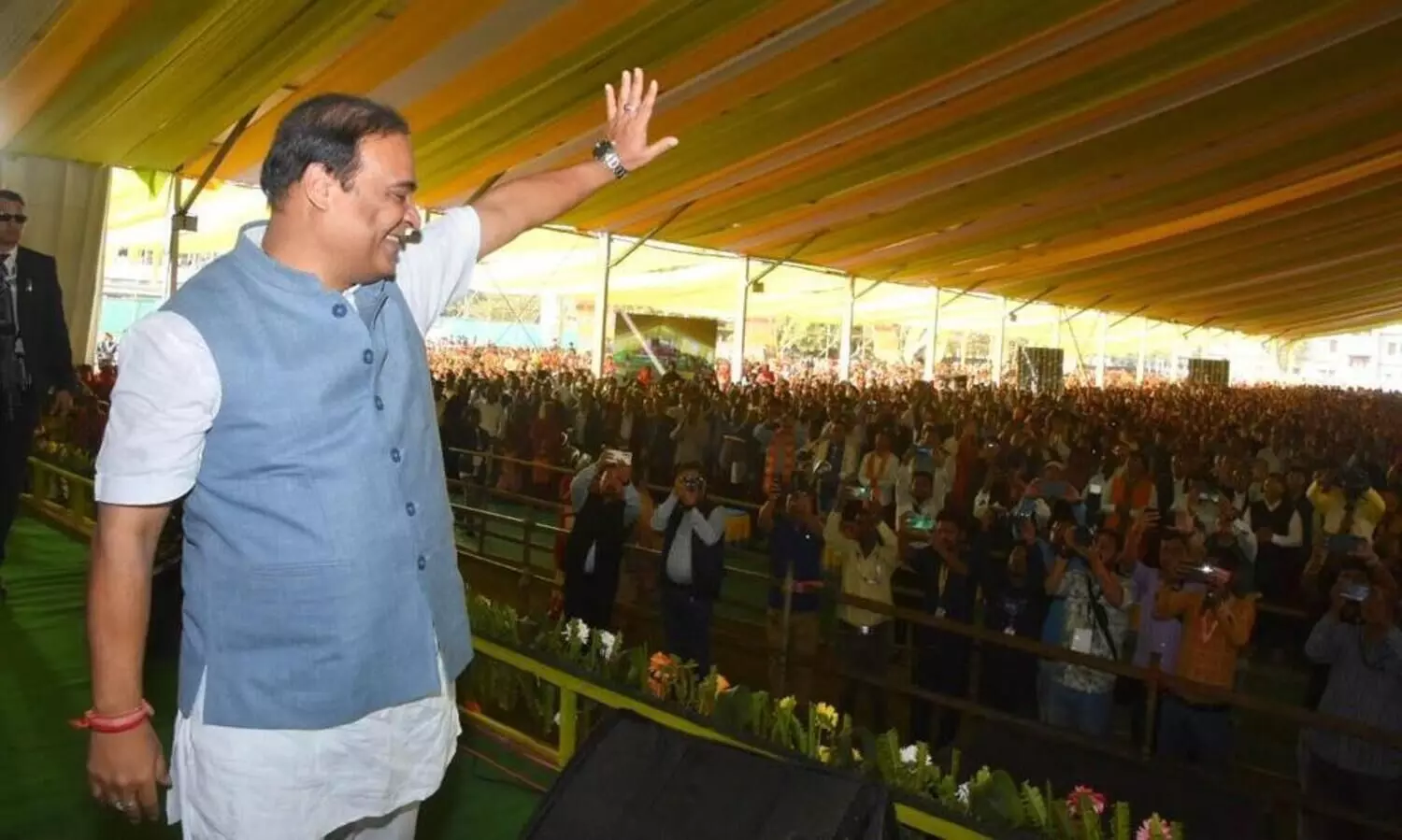 Assam CM visits BTR district; attends Viksit Bharat Sankalp Yatra Rally