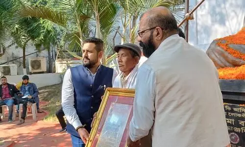 Rahendra Nath Brahma receives Pratima Barua Award