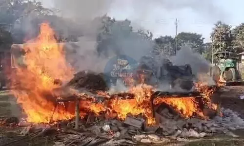 Narcotics worth Rs 18 cr destroyed in Dhubri