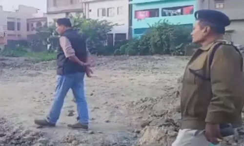 Bihar: Pond disappears overnight in Darbhanga, replaced by hut