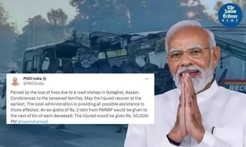 PM Modi condoles tragic Dergaon bus mishap; announces ex-gratia