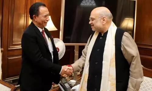 Mizoram CM meets Amit Shah, discusses Myanmar refugee issue