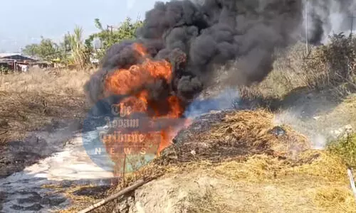 Oil spillage triggers panic in strife-torn Manipur