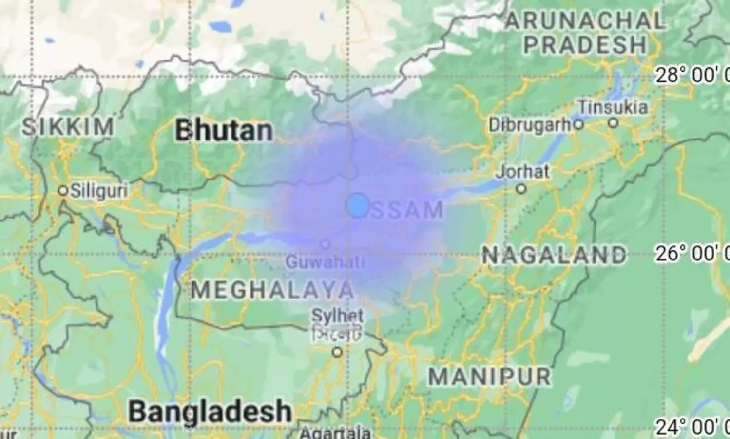 3.5 earthquake hits Assam’s Darrang; tremors felt in Guwahati