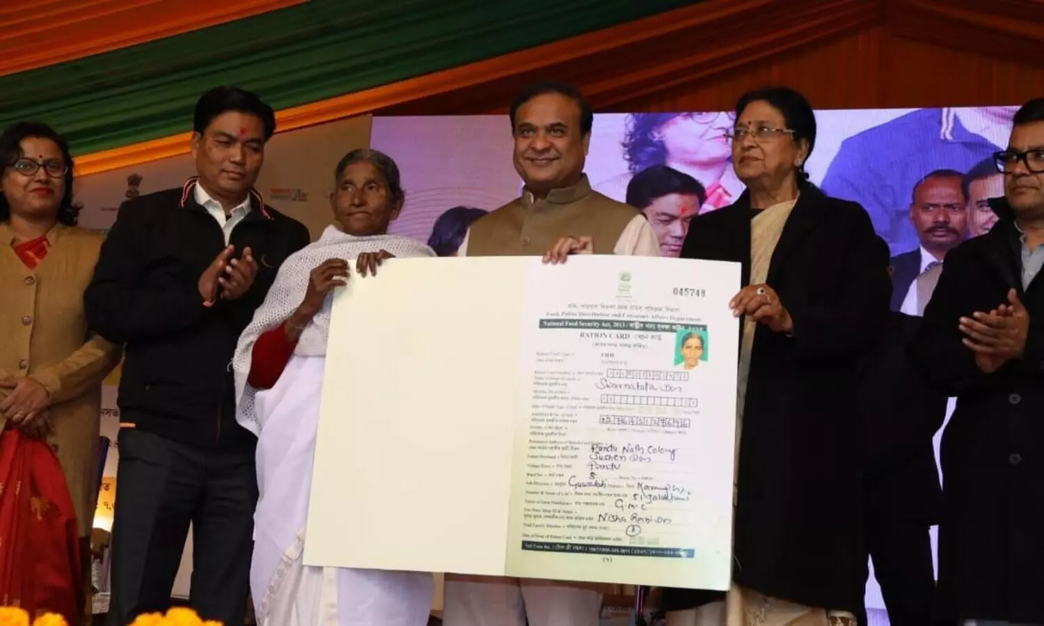 CM Sarma launches distribution of ration cards to over 42 Lakh beneficiaries
