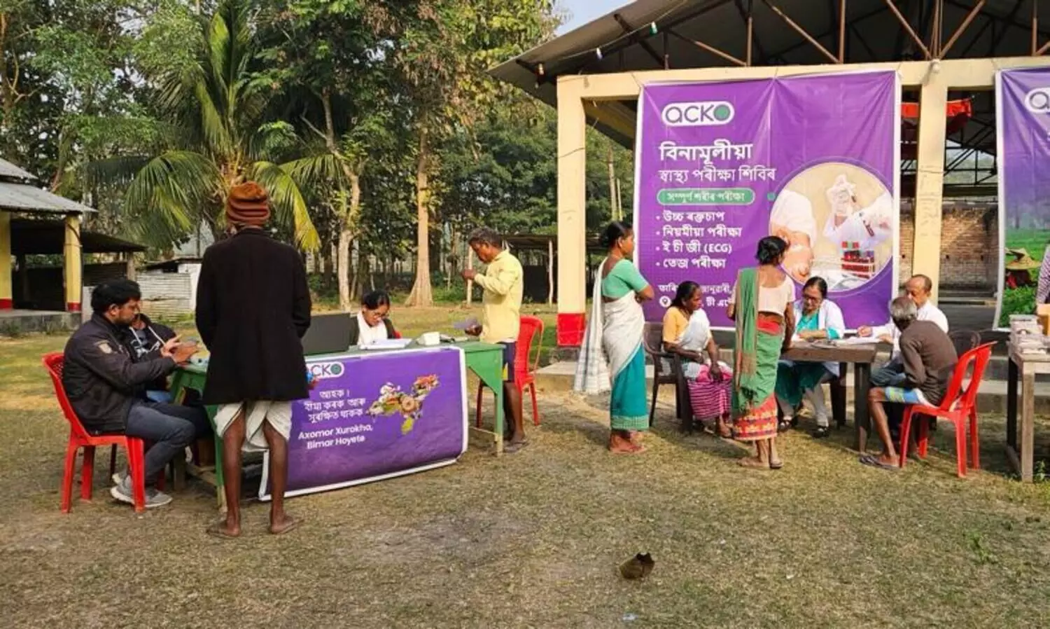 ACKO conducts free health check-up camps for tea plantation workers in Assam
