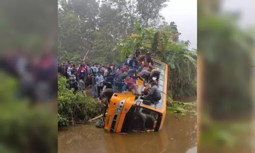 Tripura: NIT bus falls on wet land, five injured