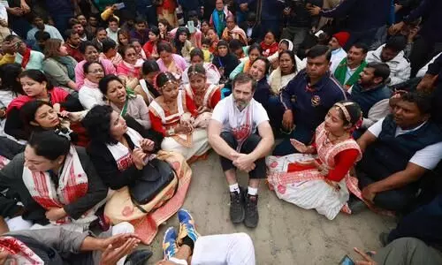 Assam: Congress leader Rahul Gandhi stopped from visiting Batadrava Than