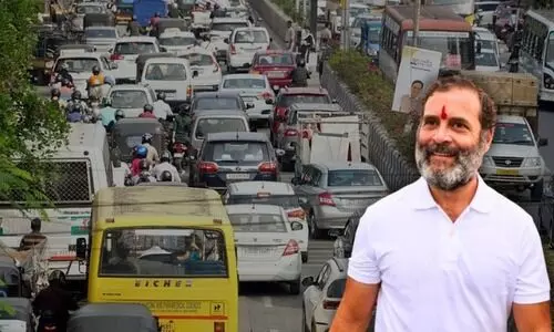 RaGa resumes yatra in Guwahati; police urge public to avoid Khanapara-Jalukbari stretch