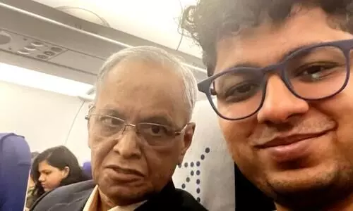 From AI to dealing with stress, Narayan Murthy’s insightful conversation with co-passenger goes viral