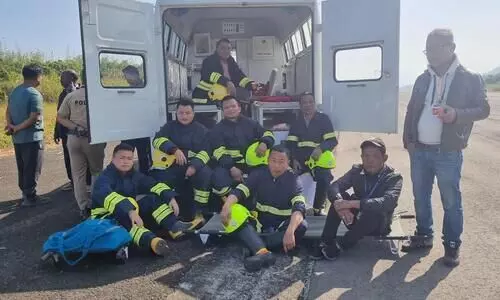 Heroes of the Day! Lengpui Airport AAI Fire Staff save lives in Myanmar air force aircraft incident