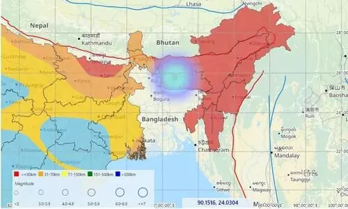 Earthquake of magnitude 3.5 hits Meghalaya