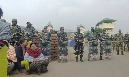 Women protesters storm Manipur Legislative Assembly