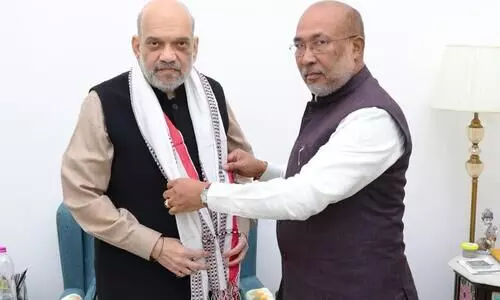 One kilometre length border fencing with surveillance starts at Moreh